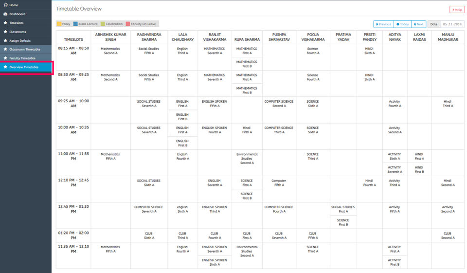 MyClassCampus :  Timetable Management screenshot