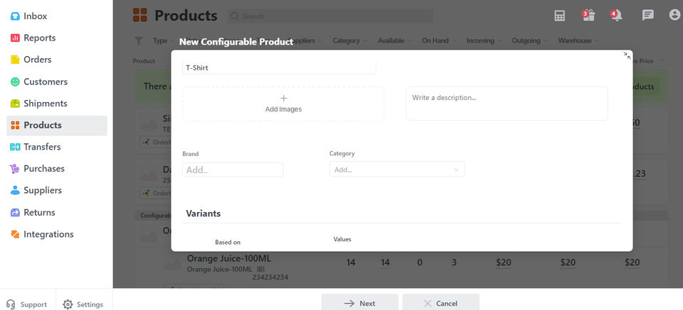 Configurable Products