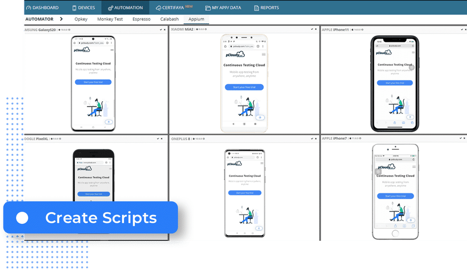 Create Scripts screenshot