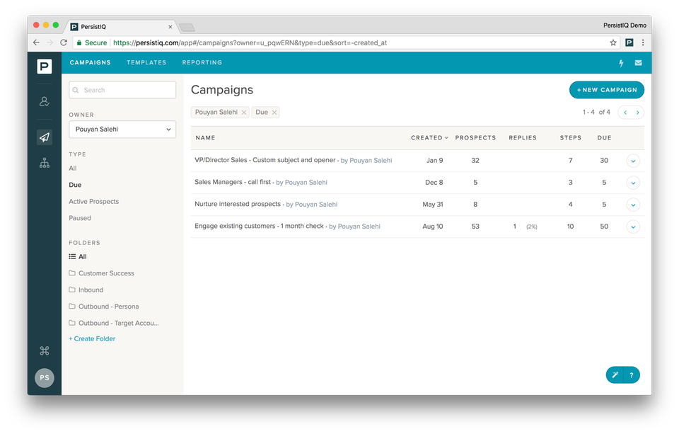 PersistIQ screenshot 3