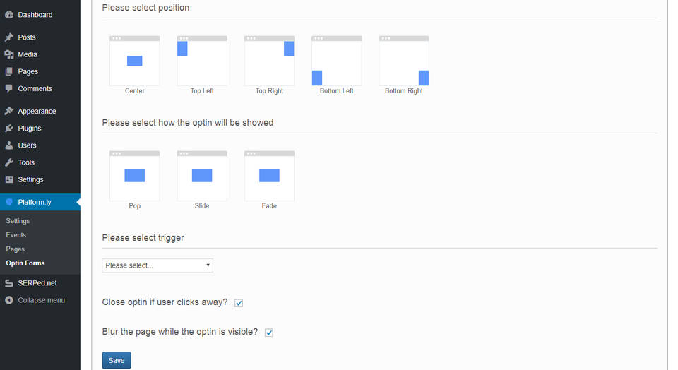 Platformly screenshot 2