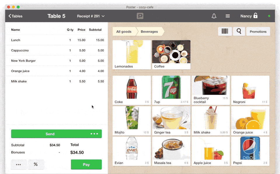 Poster POS screenshot 4