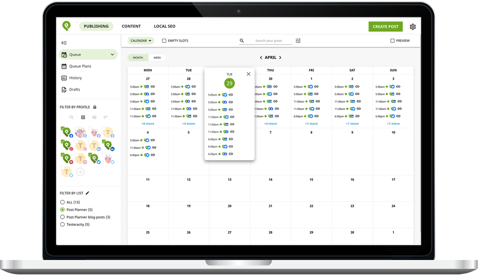 Post Planner screenshot 1