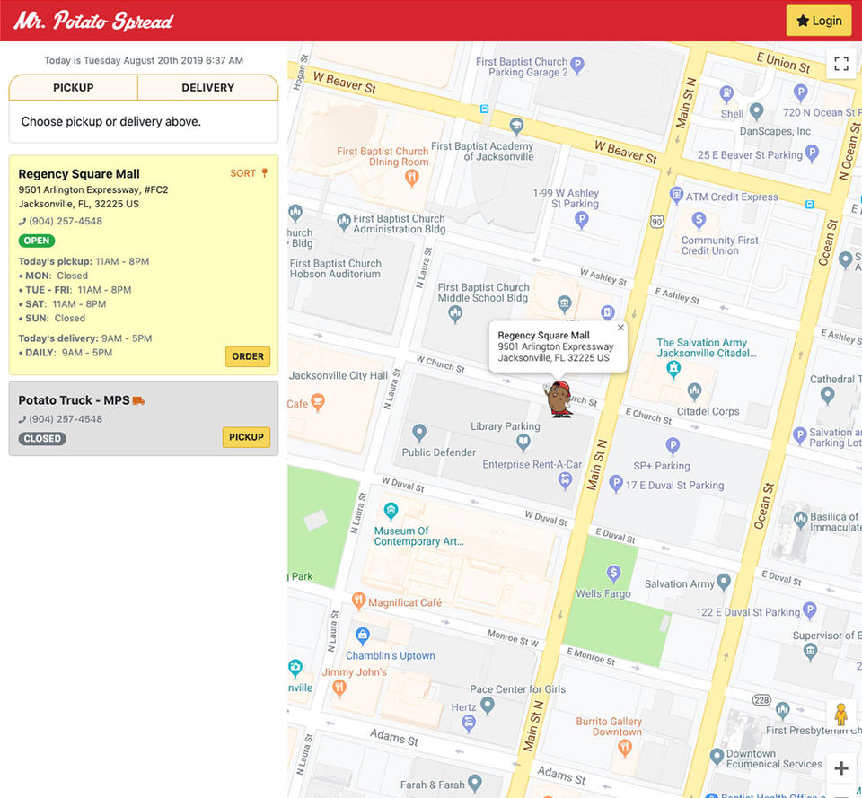Pretamenu : Map Locations screenshot