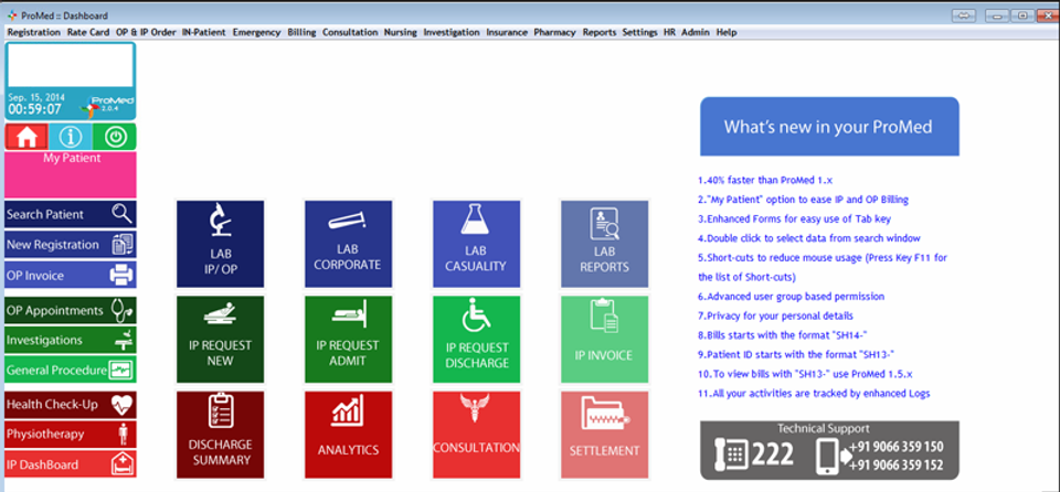 ProMed screenshot 2