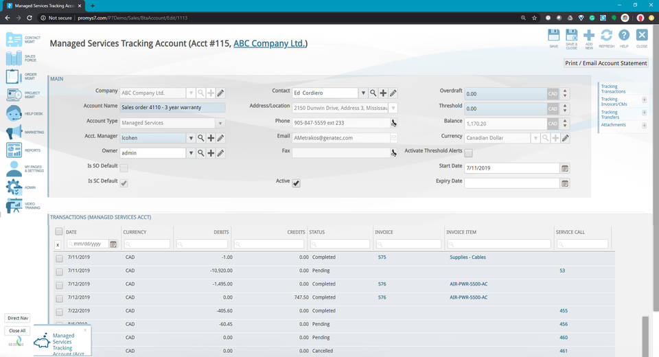 PROMYS screenshot 1