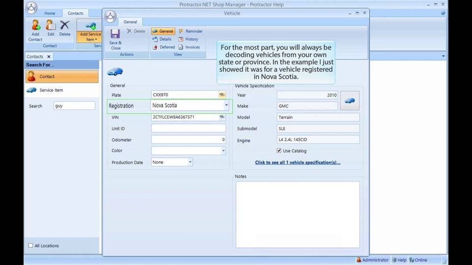 Protractor.NET screenshot 2