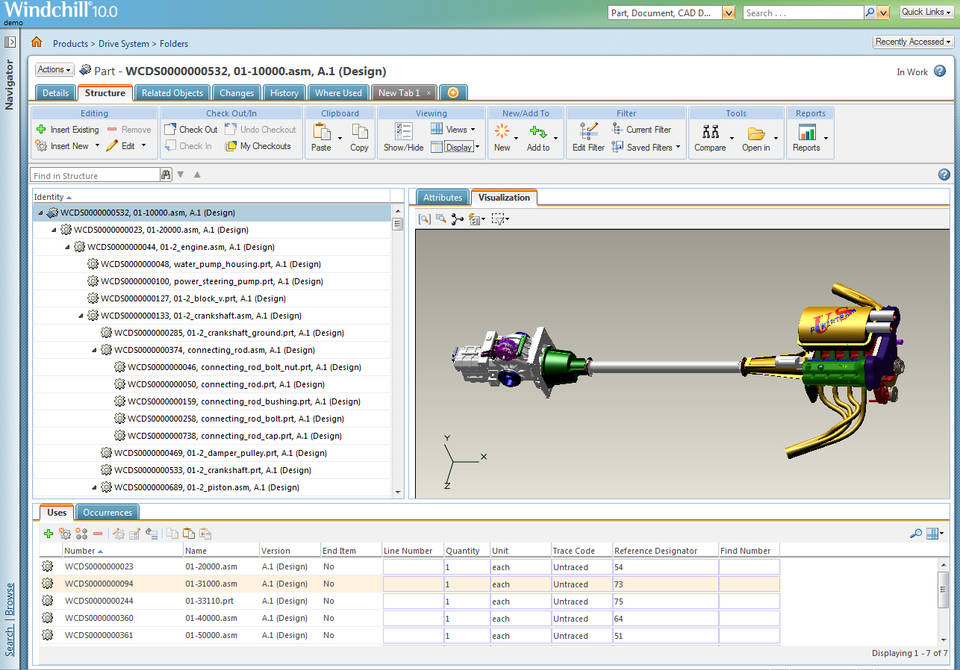PTC Windchill screenshot 2