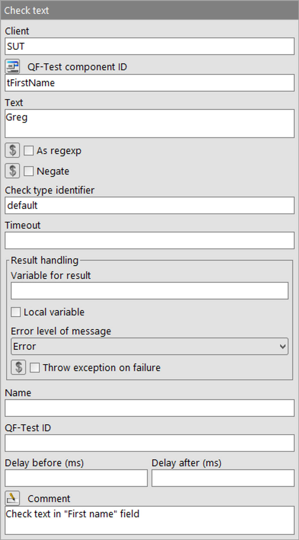 QF-Test screenshot 4