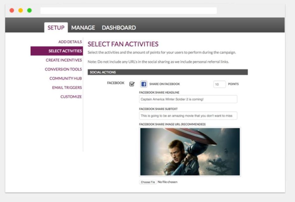 Queue screenshot: Create marketing campaigns