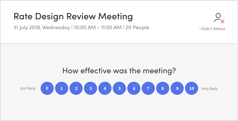Rate The Meeting Screenshots