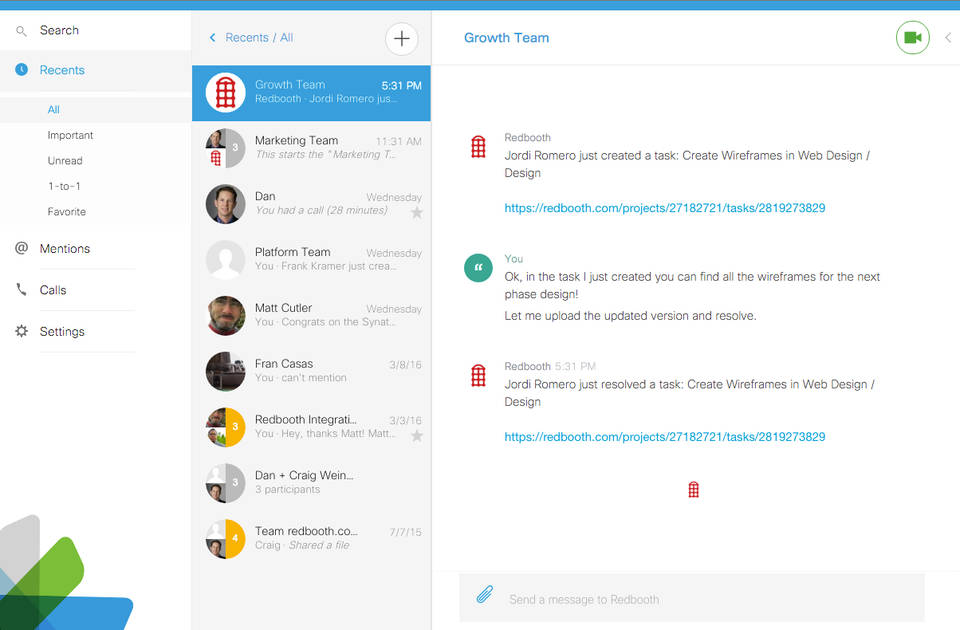Redbooth screenshot 4