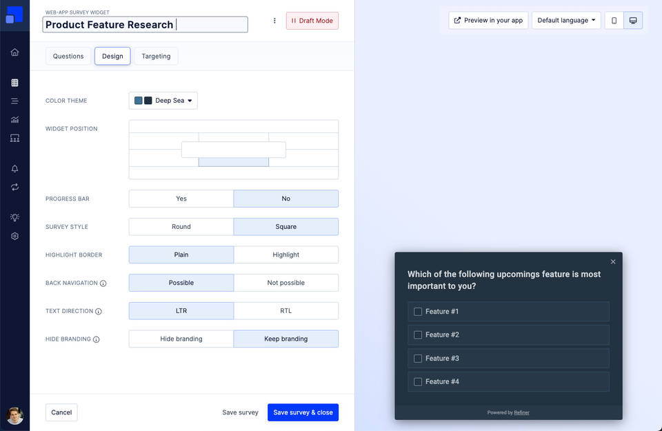 Refiner screenshot 3