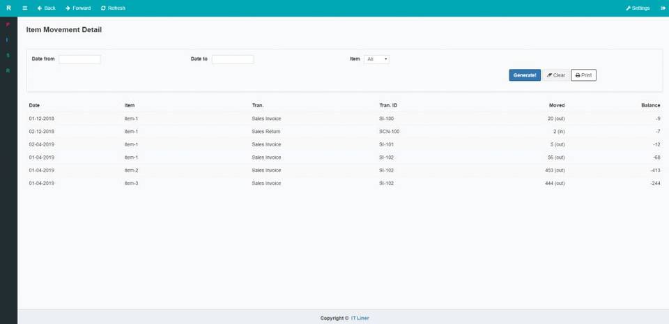 Reporter Software screenshot 1
