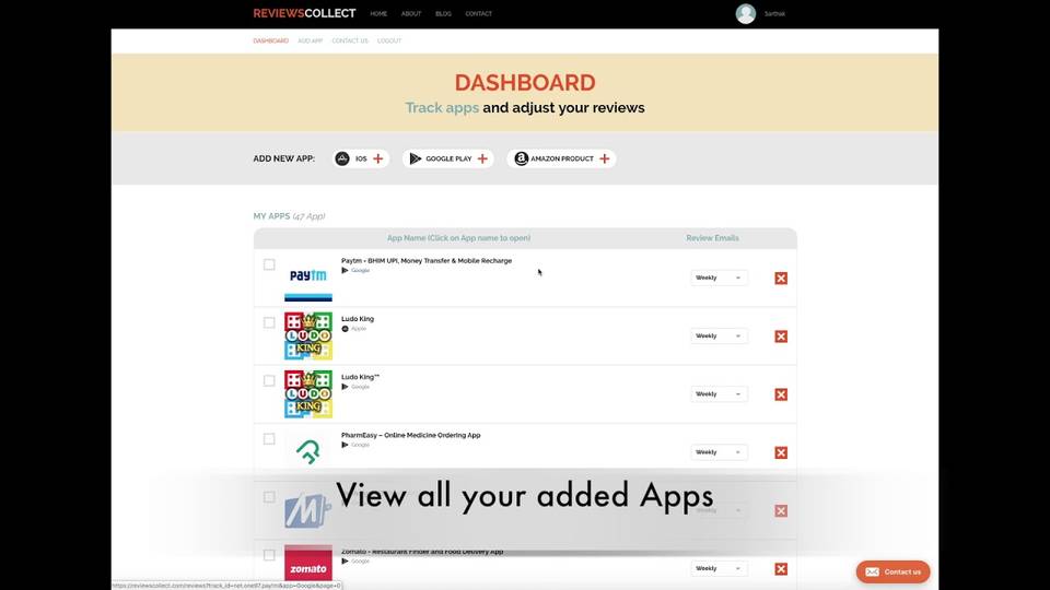 ReviewsCollect screenshot 1