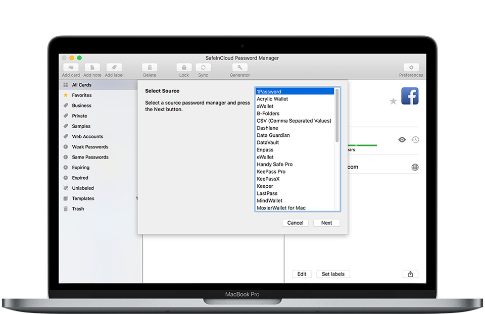 SafeInCloud screenshot 4