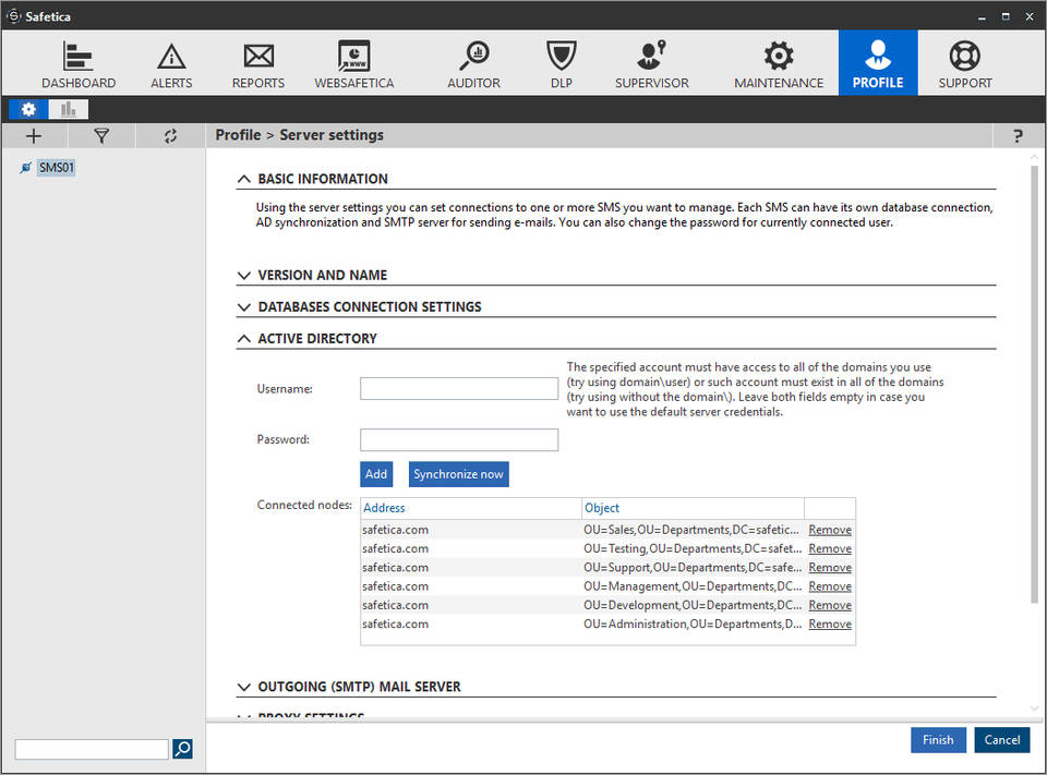 Safetica screenshot 3