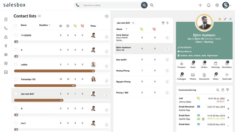 Salesbox CRM screenshot 2