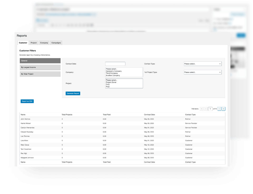 SalesCRM screenshot 1