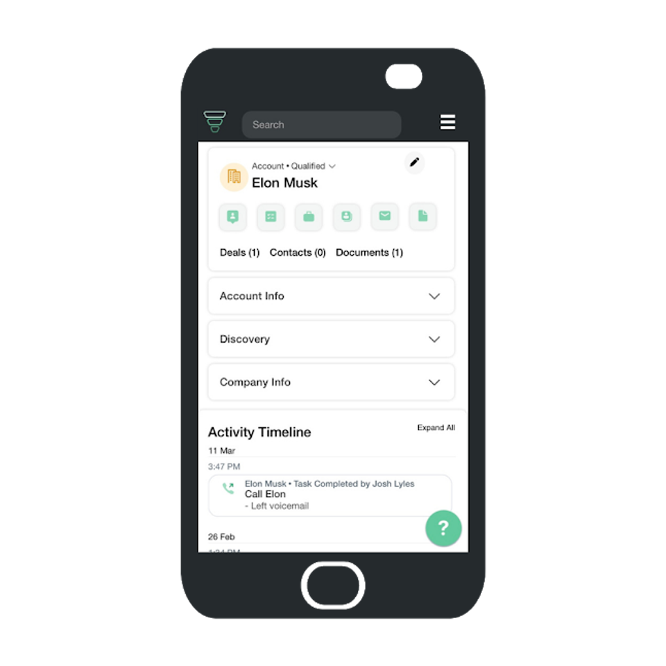Salesdash CRM screenshot 1