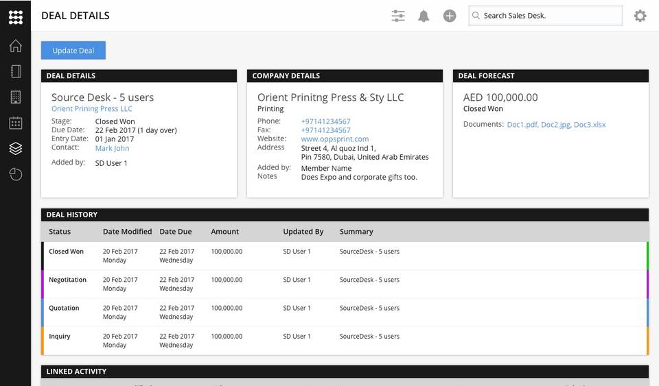Sales Desk screenshot 1