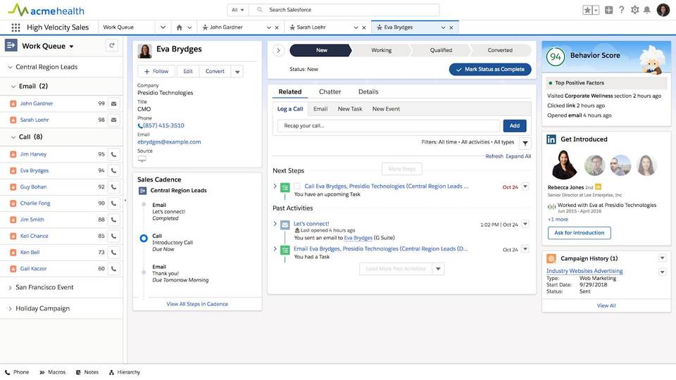 Salesforce High Velocity Sales screenshot 3