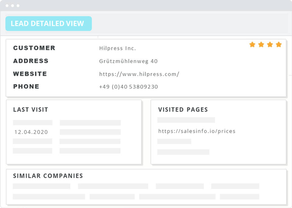 Salesinfo screenshot 2