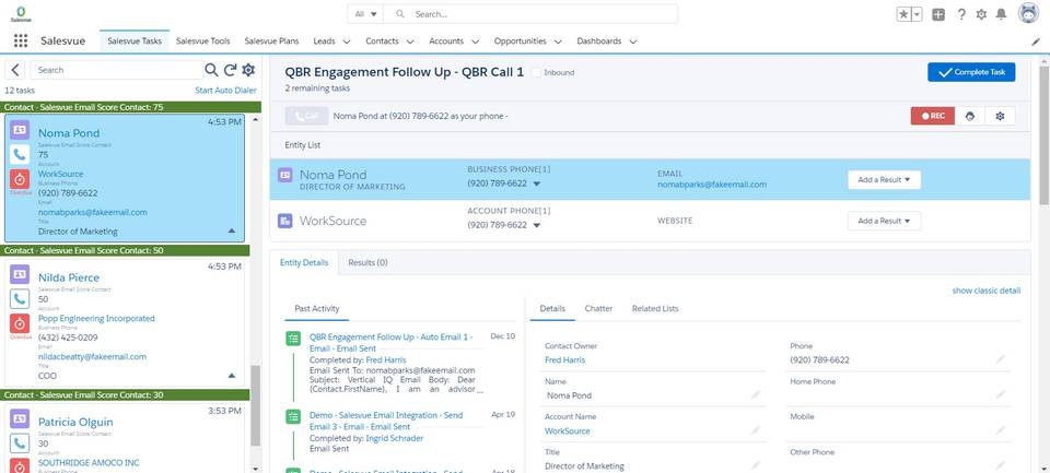 Salesvue screenshot 3