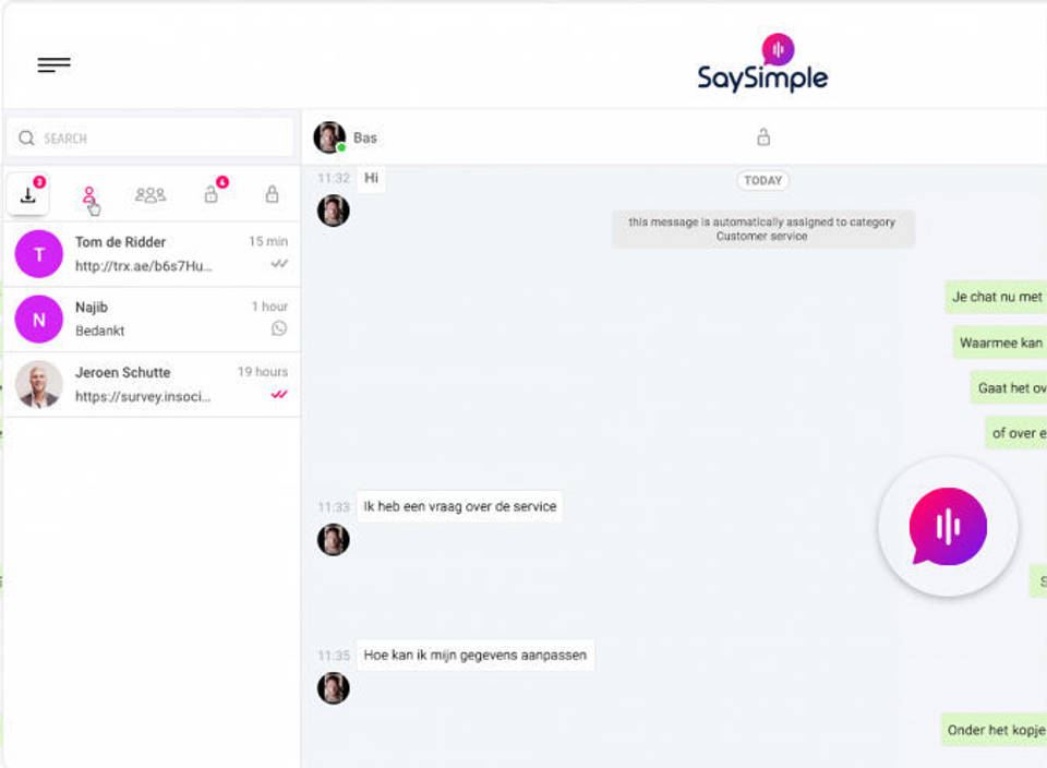 SaySimple screenshot 1