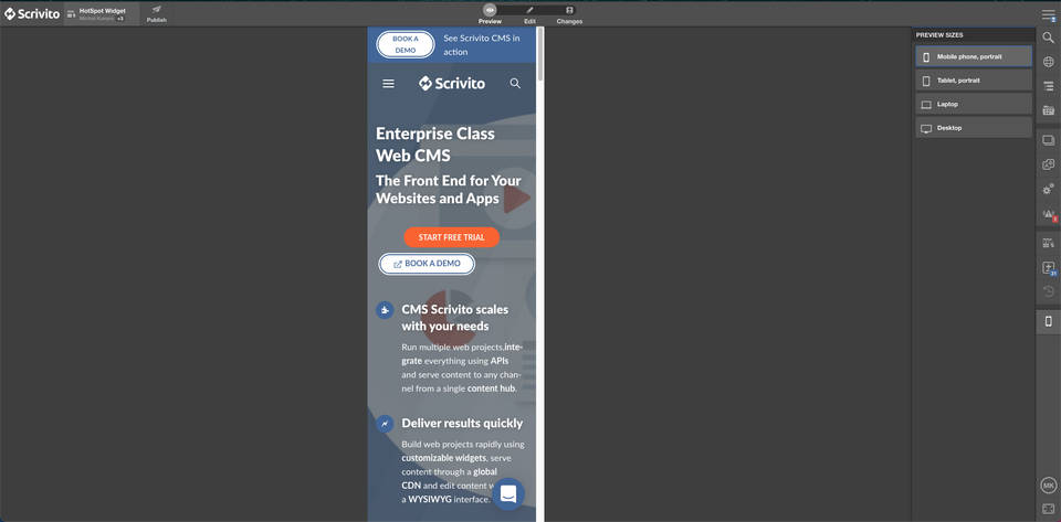 Scrivito screenshot 3