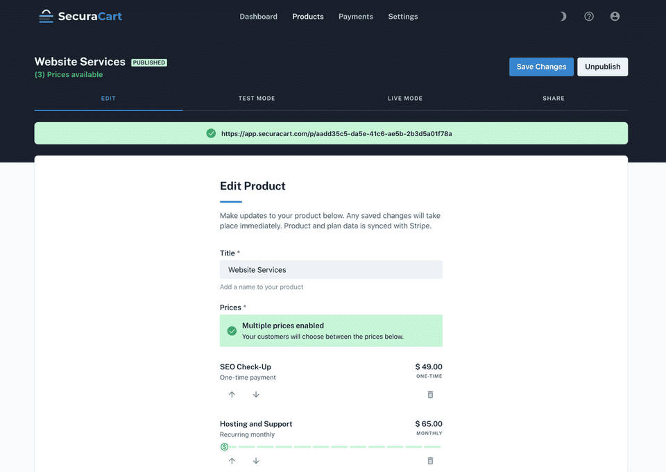 SecuraCart screenshot 1