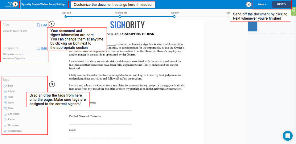 Signority screenshot 1