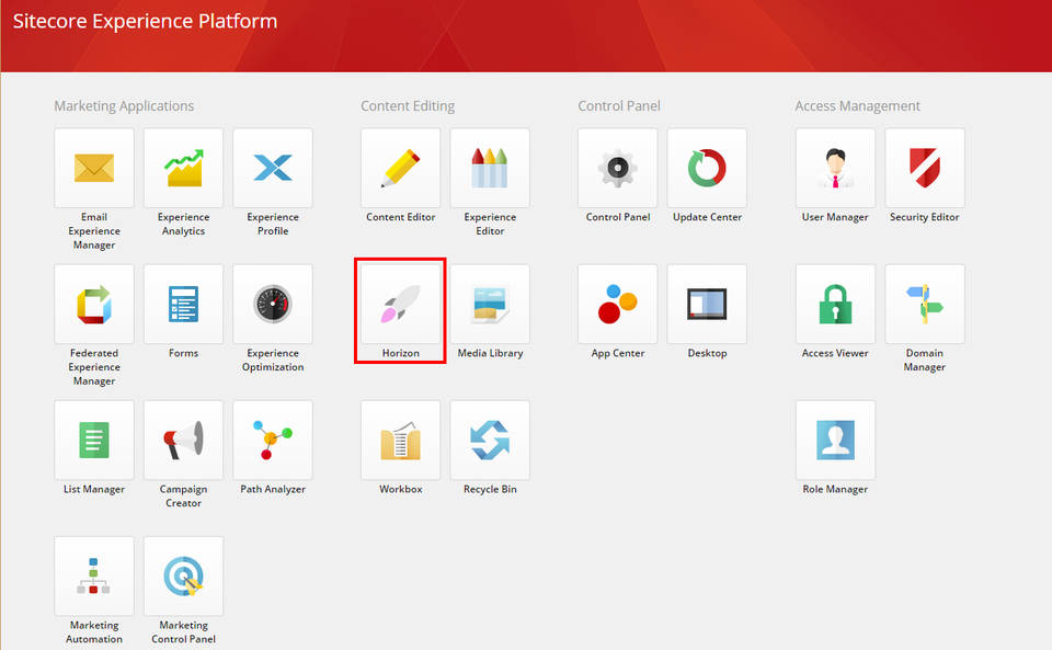Sitecore Experience Platform screenshot 1