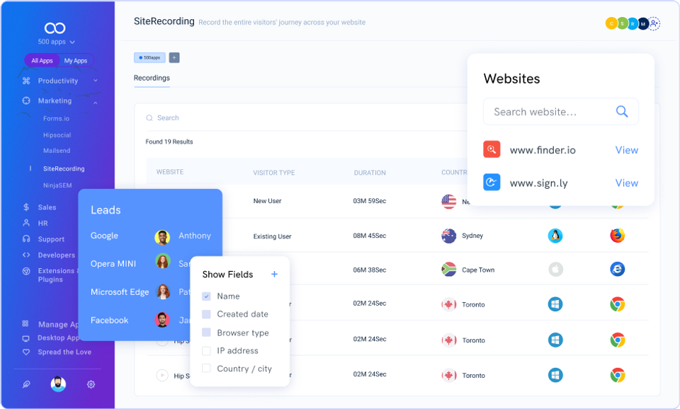 SiteRecording by 500apps screenshot 4