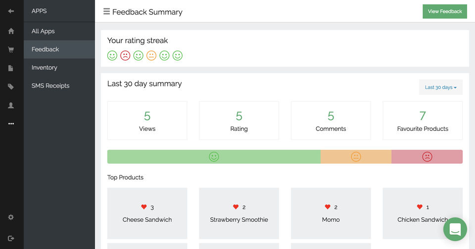 Act on customer feedback Screenshot