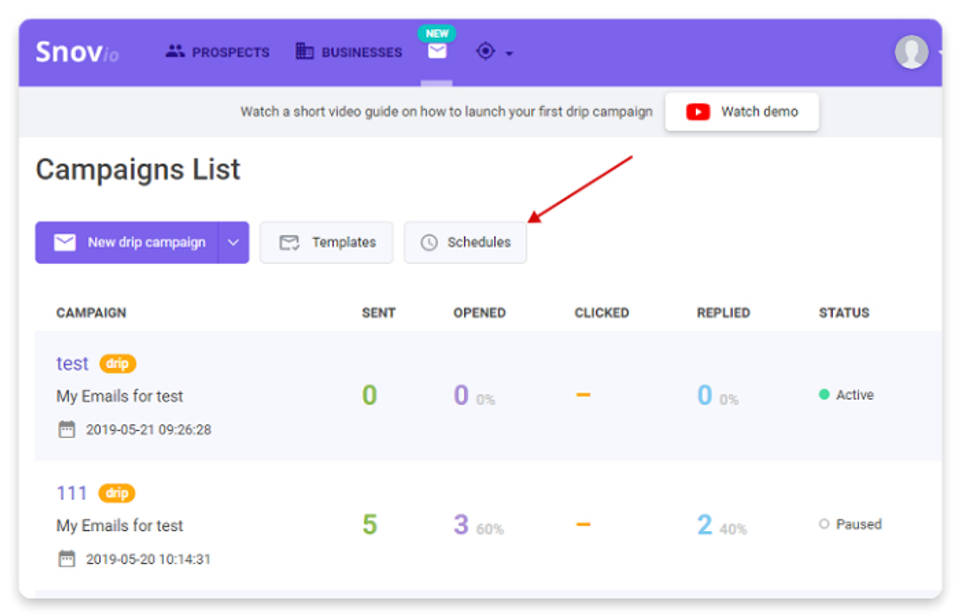 Snovio screenshot 3