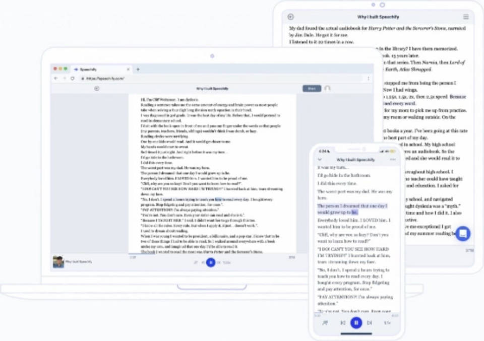Speechify Pricing, Reviews and Features (August 2023) - SaaSworthy.com