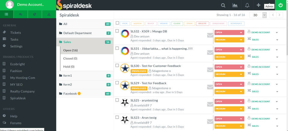 Spiraldesk screenshot 4