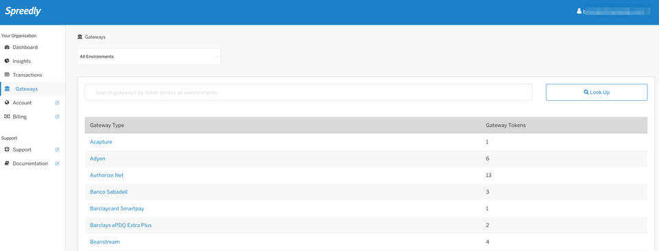 Spreedly screenshot 1