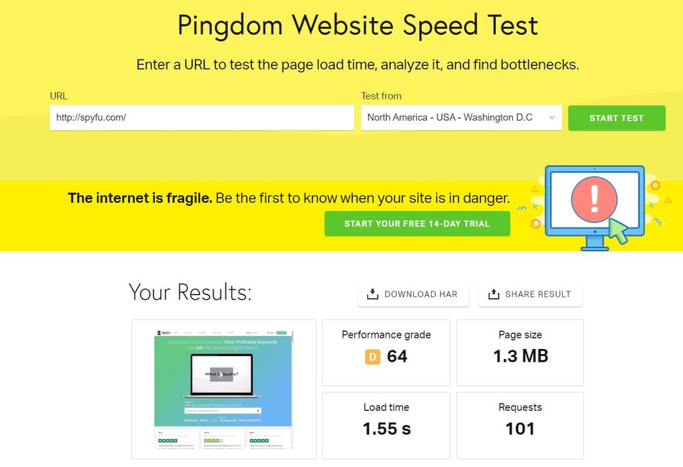 Test Your Website Speed