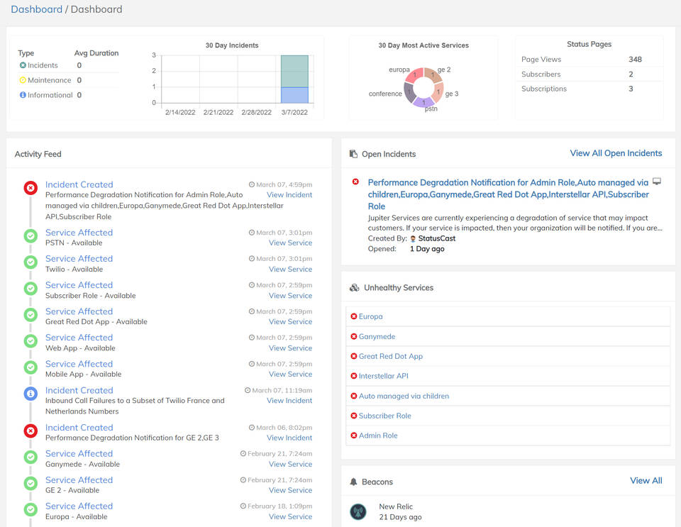 StatusCast Incident Management screenshot 4