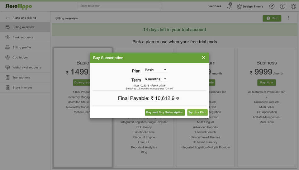 StoreHippo screenshot 2