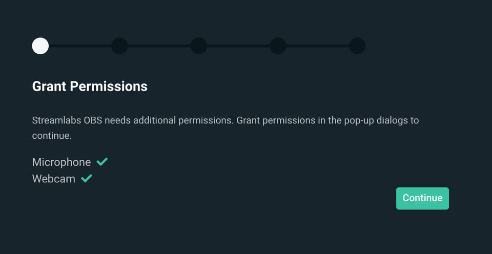 GoLive Youtube : Grant Permissions
