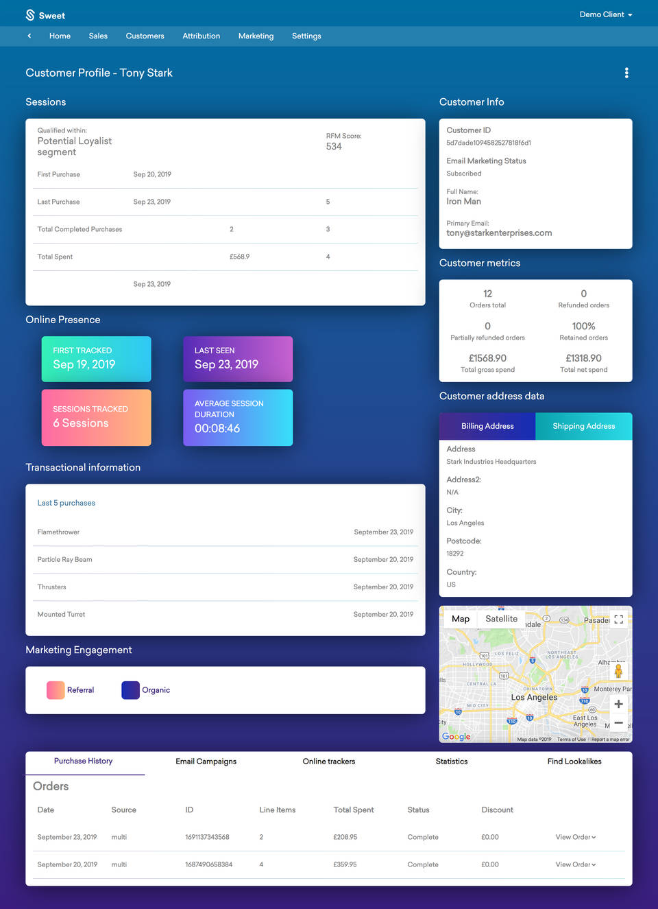 Sweet Analytics screenshot 4