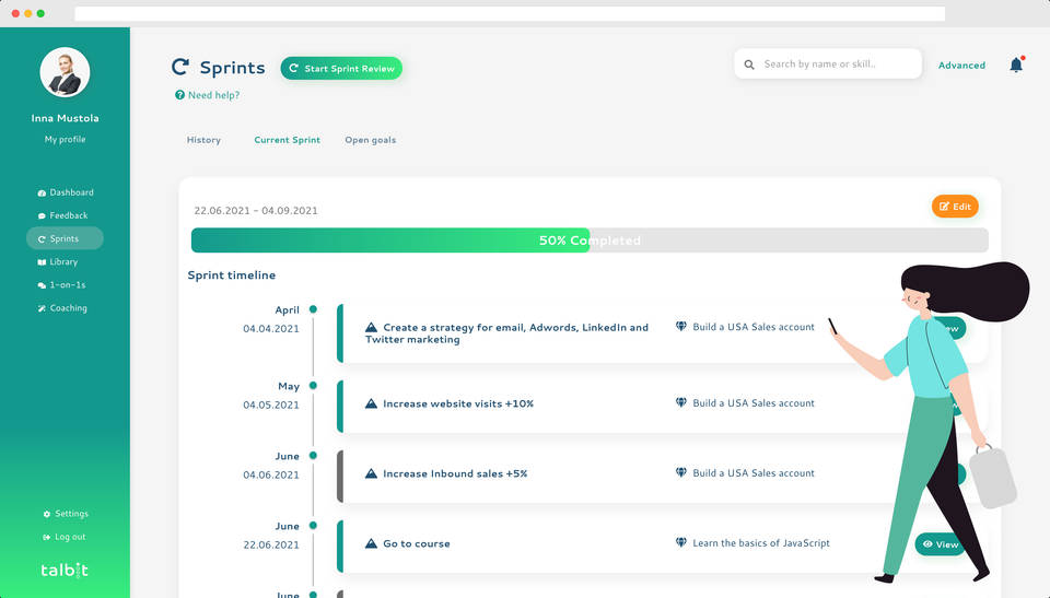 Talbit screenshot 2