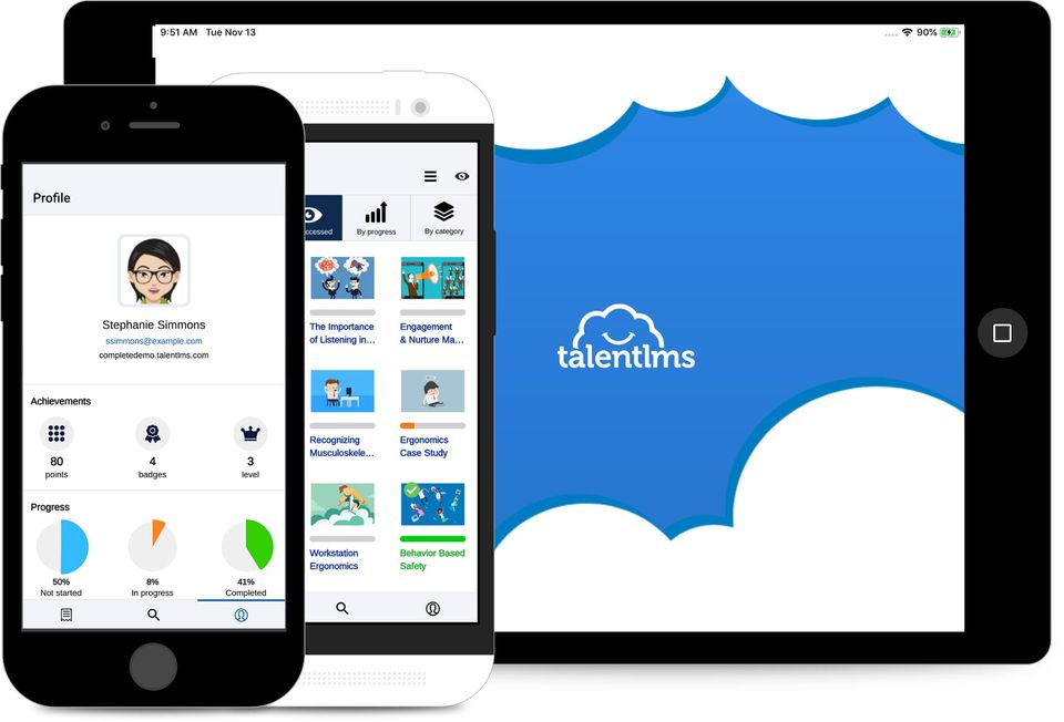 TalentLMS Mobile and Tablet