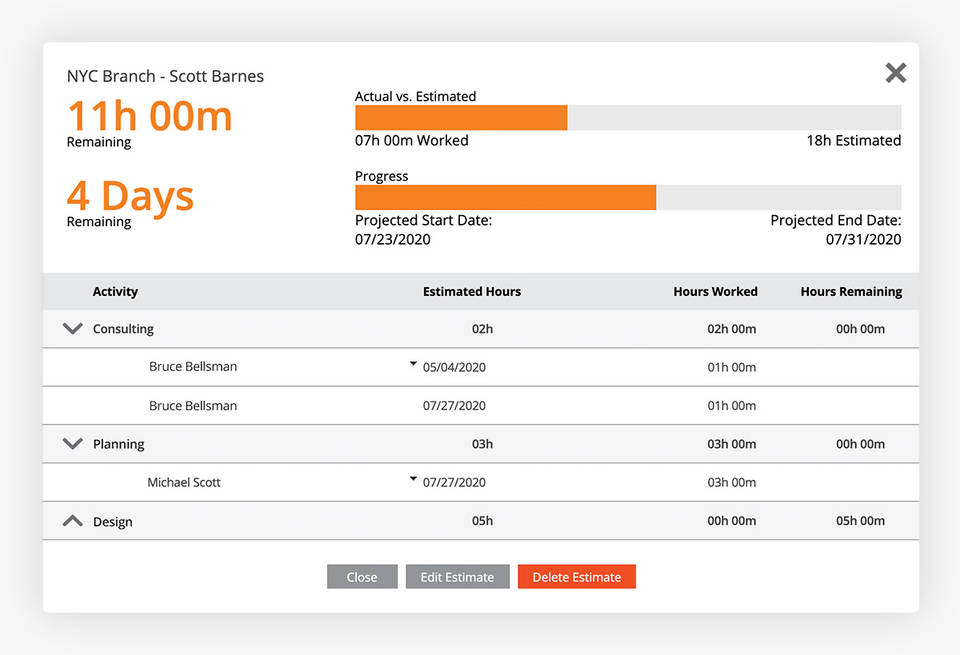 Time Tracker by eBillity screenshot 2