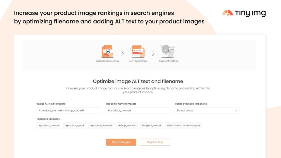 Optimize image ALT text and Filename 