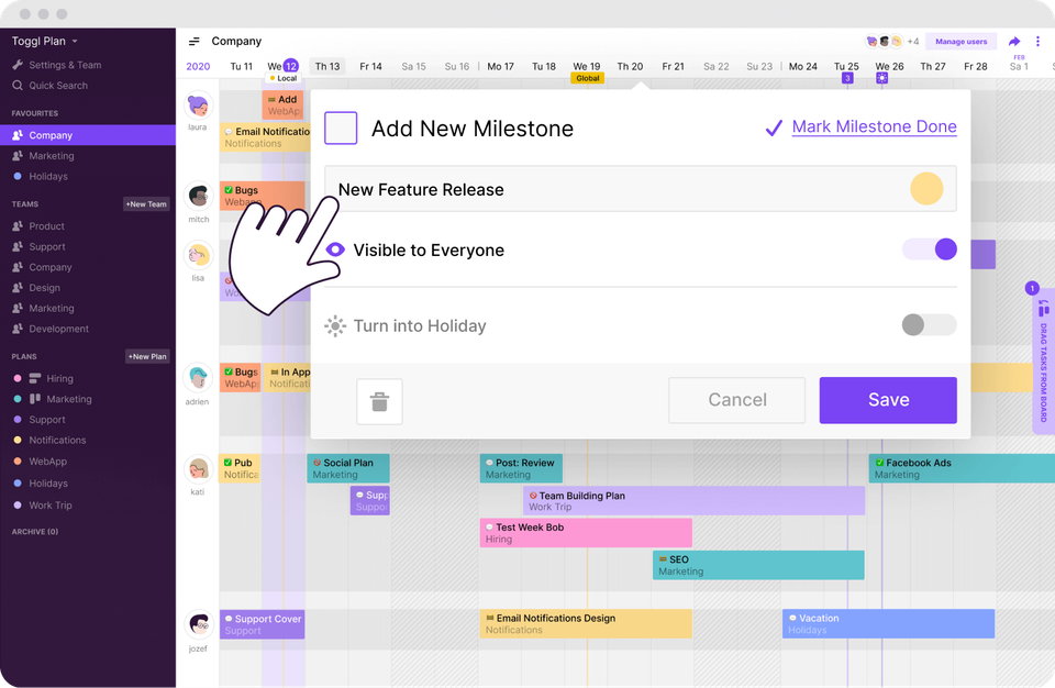 Toggl Plan screenshot 4