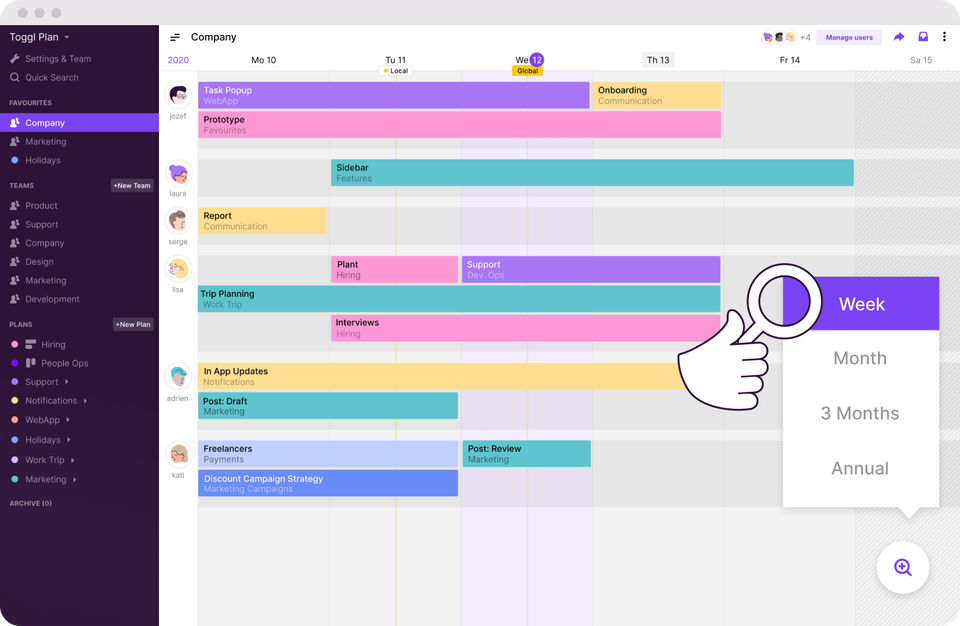 Toggl Plan screenshot 1